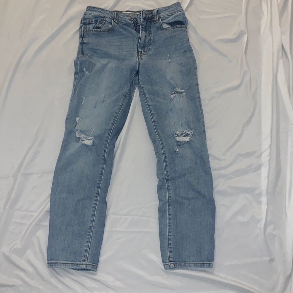EUNINA High rise Ripped jeans